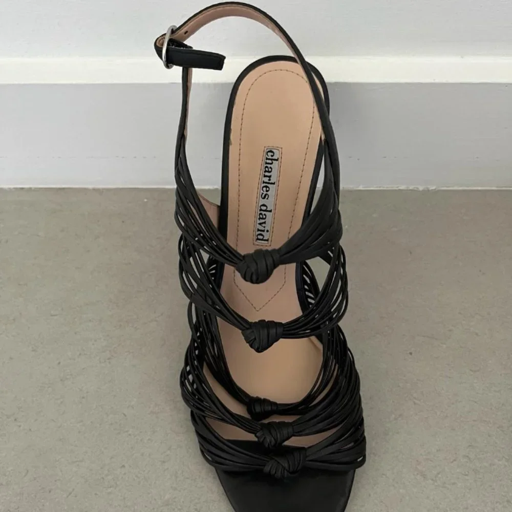 Charles David Crest Heeled Slingback Sandal - Picture 3 of 4